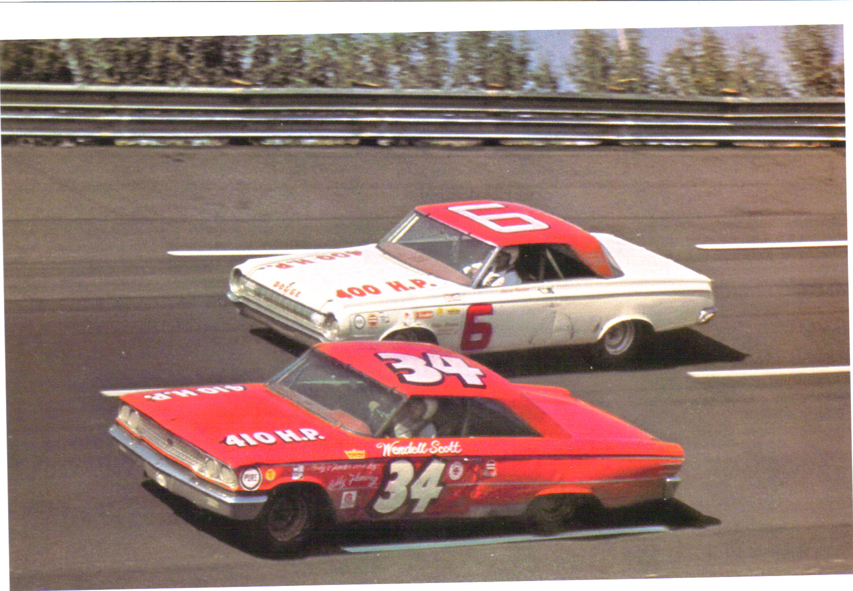 #6 David Pearson & #34 Wendell Scott