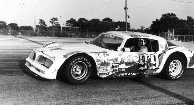 Dick Trickle all smiles after winning the 1978 Governor s Cup