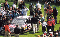 Dale getting back his Daytona 500 win car