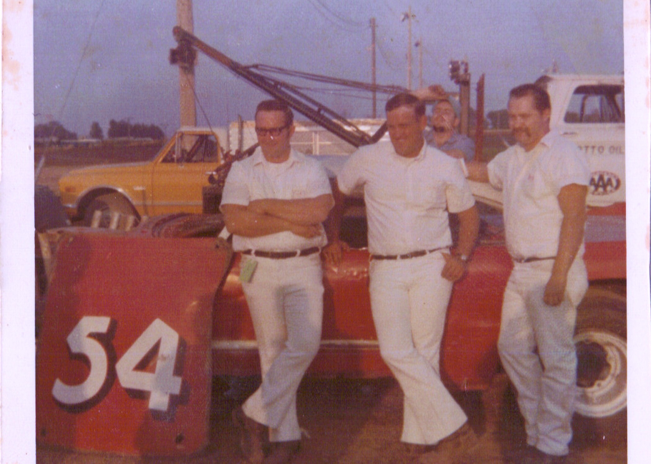 Dad and crew