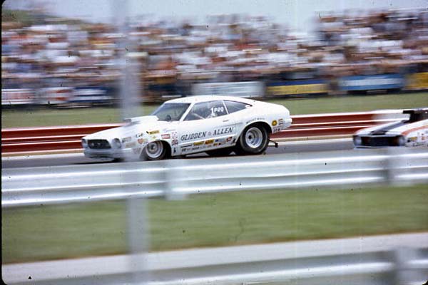 BOB GLIDDEN WHITE MUSTANG INDy