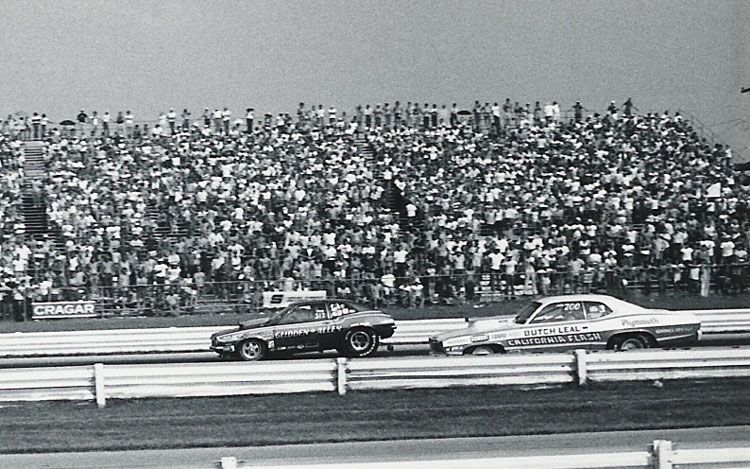 1973 INDY Bob Glidden 9.05 over Butch Leal 9.09