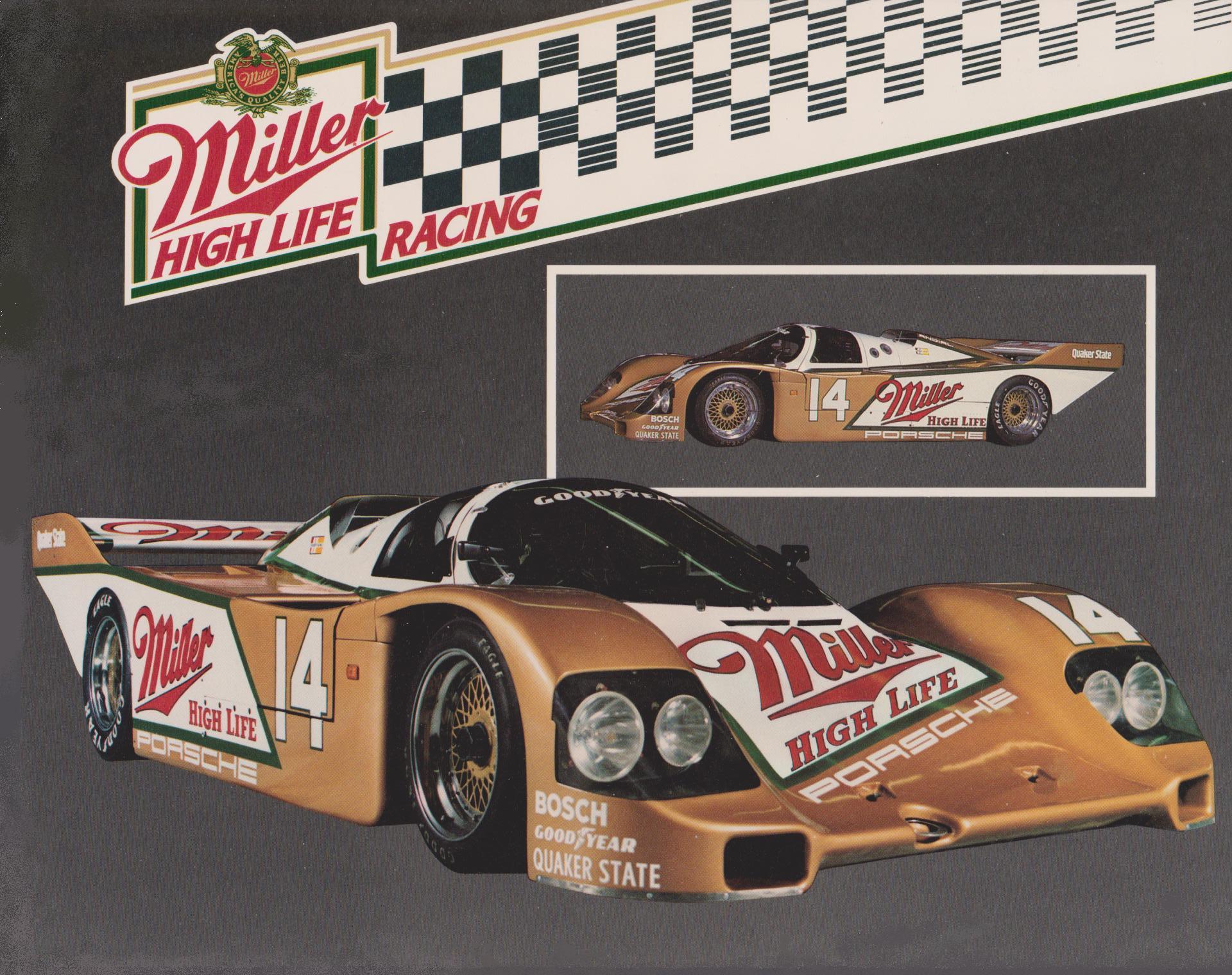 #14 AL HOLBERT, DEREK BELL, CHIP ROBINSON, MILLER HIGH LIFE PORSCHE 962 1988 001