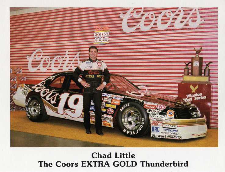 Chad Little.. Winnston Cup Series West 1987 Ford Thunderbird