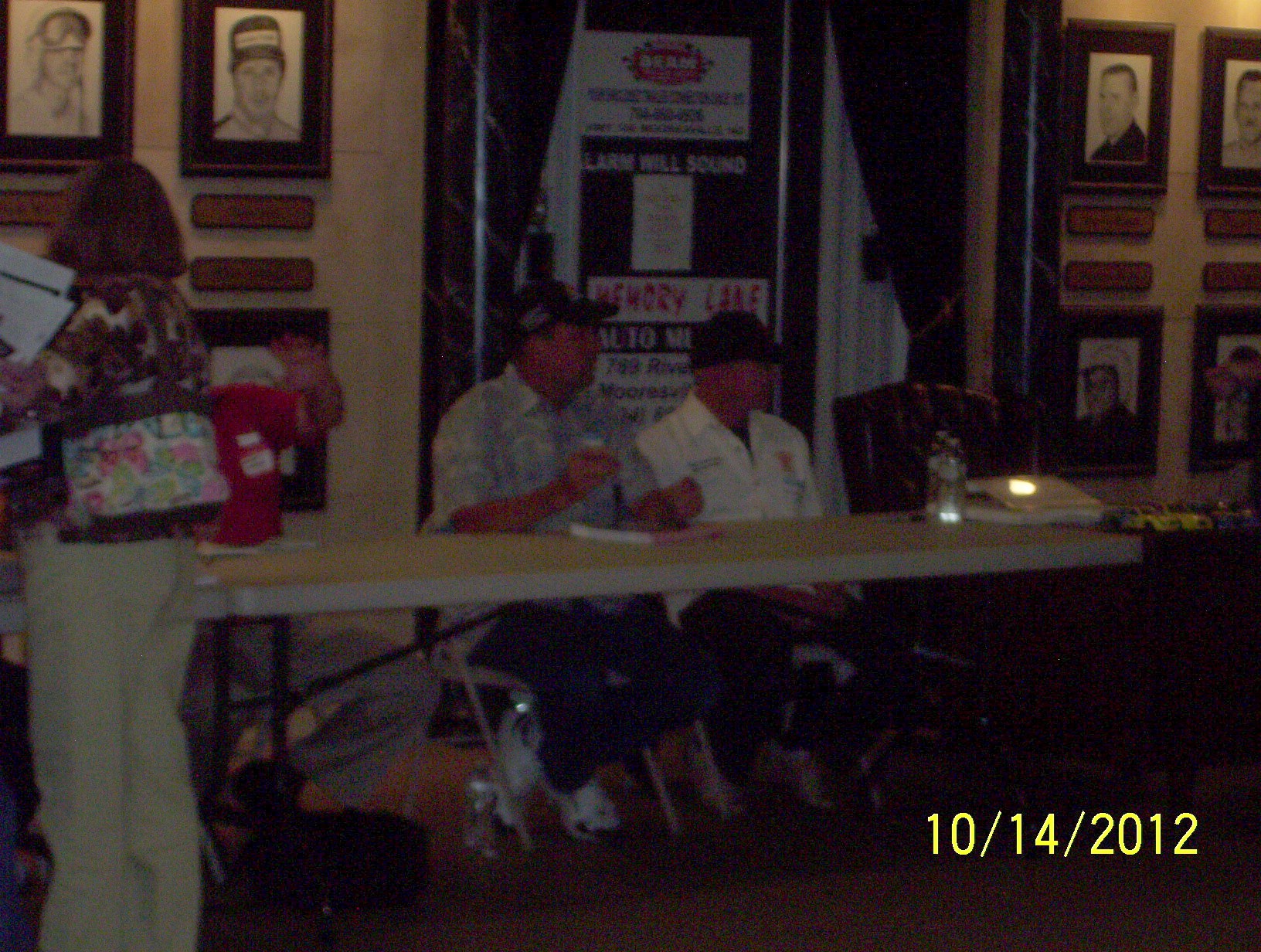 Memory Lane HOF 14 Oct 2012