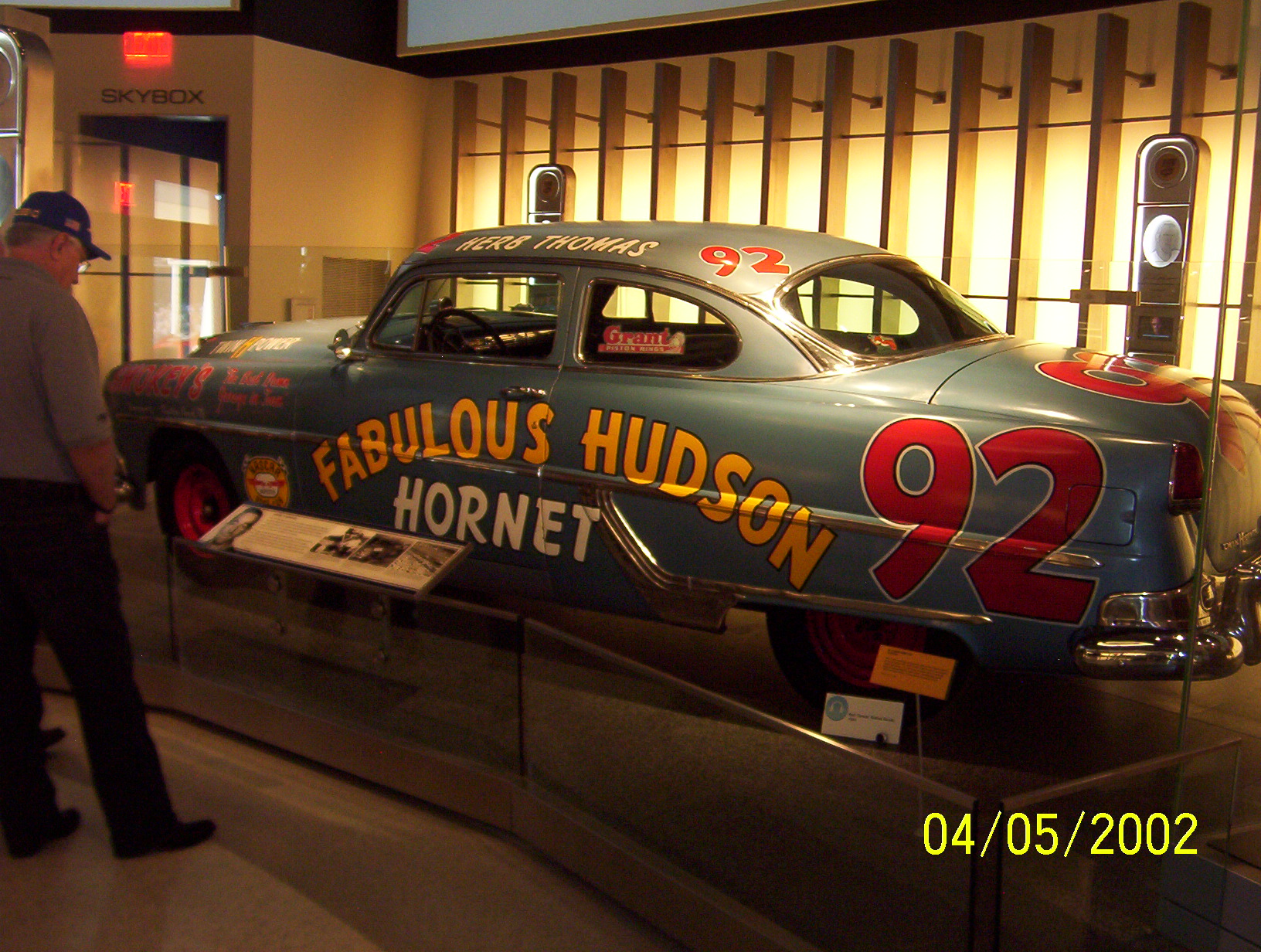 Fabulous Hudson Hornet driven by Herb Thomas