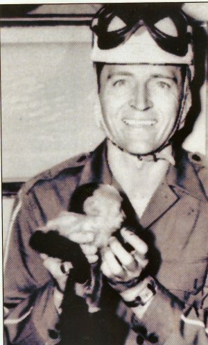 Tim Flock seen here, with his co-driver Jocko Flocko, in 1953,
