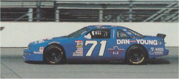Dave tests out the Indianapolis Motor Speedway in 1993