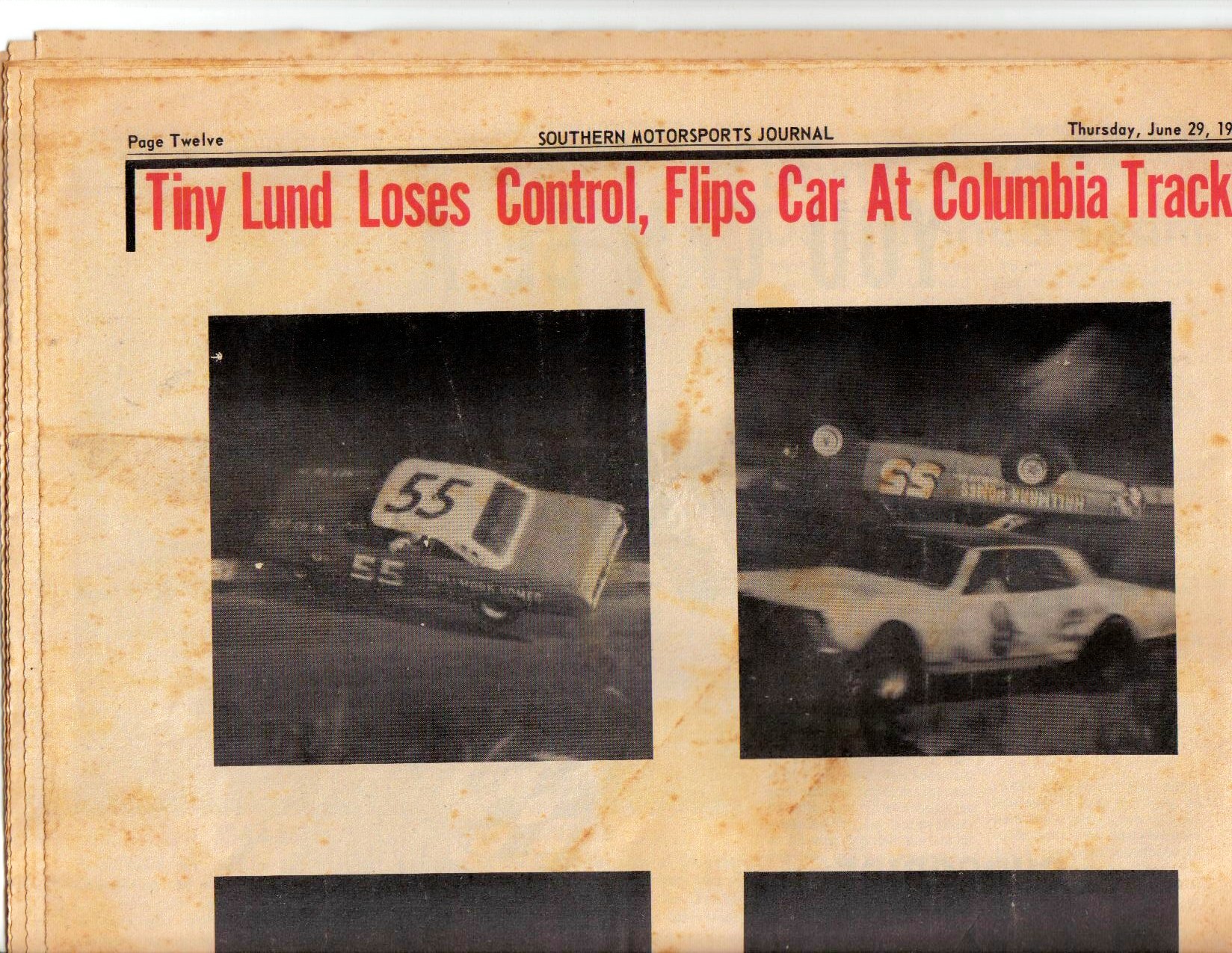 Tiny Lund at Columbia speedway 67