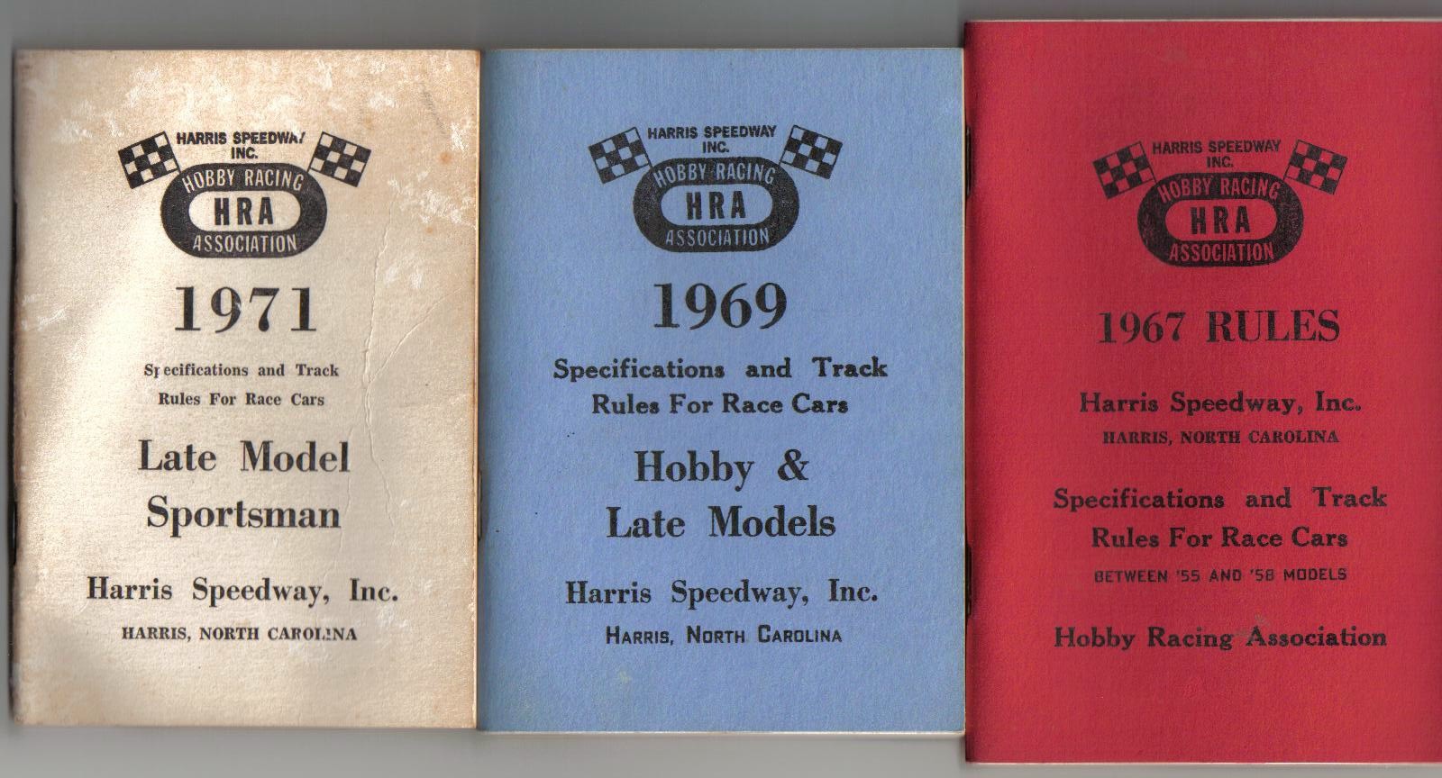 Harris speedway rule book