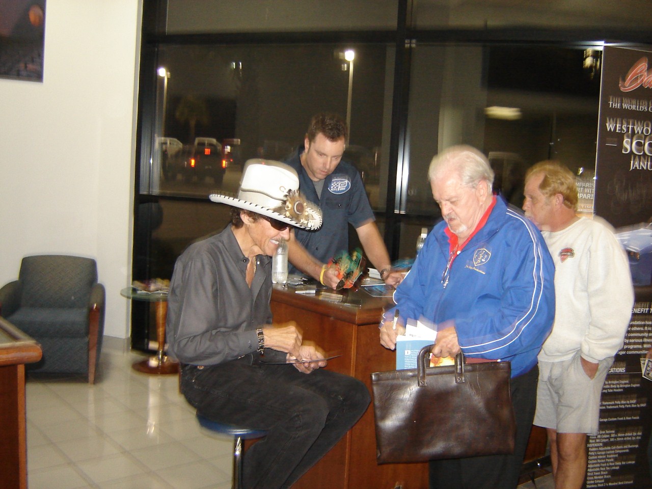 Richard Petty and Jim Seay