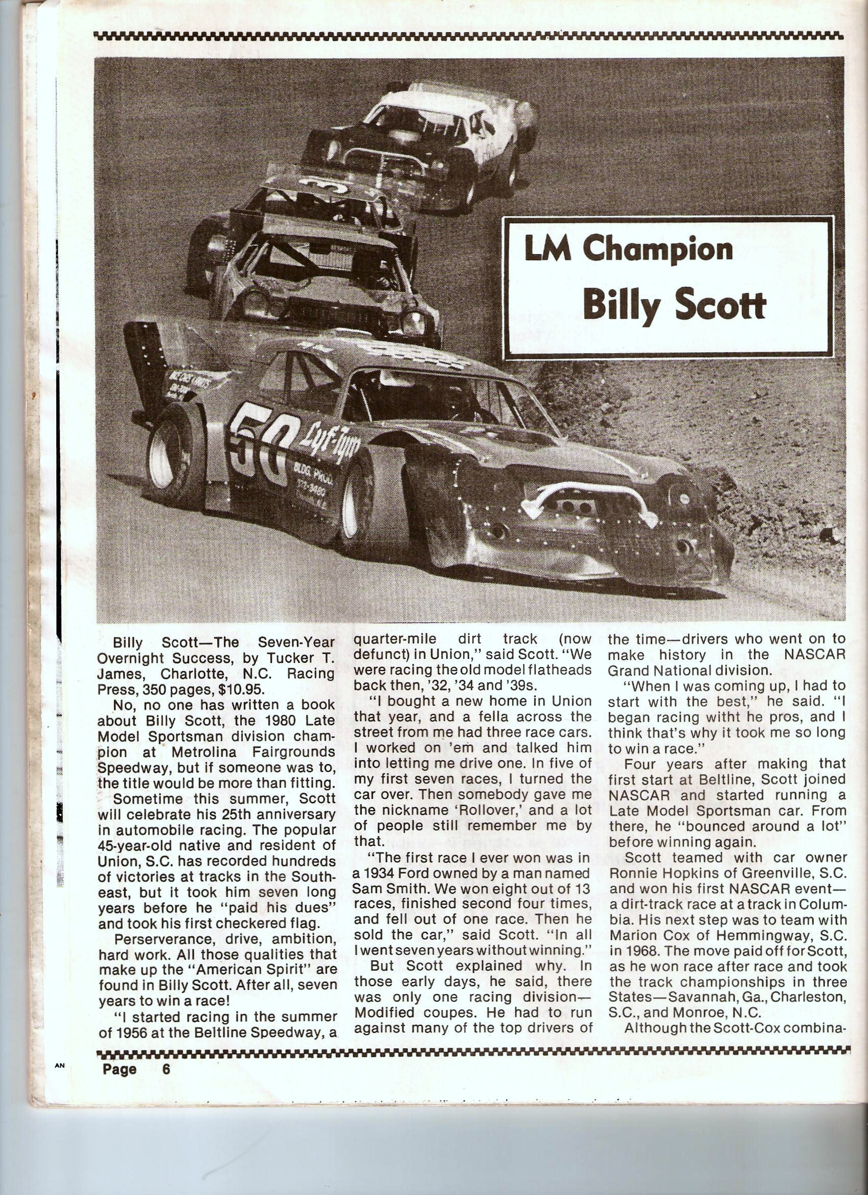 Late Model Champion 1980s’ Page # 1 Of 3