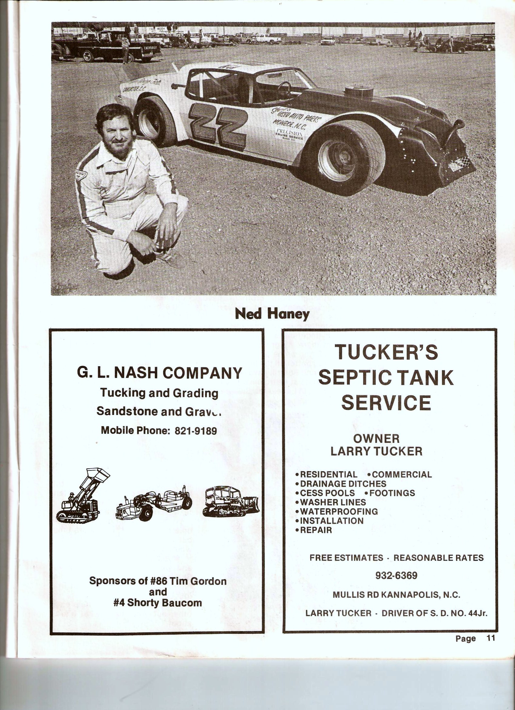 Ned Haney At Metrolina Speedway 1980s’