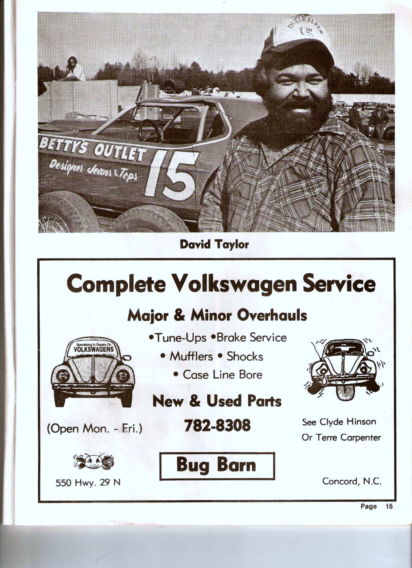 Metrolina Speedway And David Taylor-1980s’