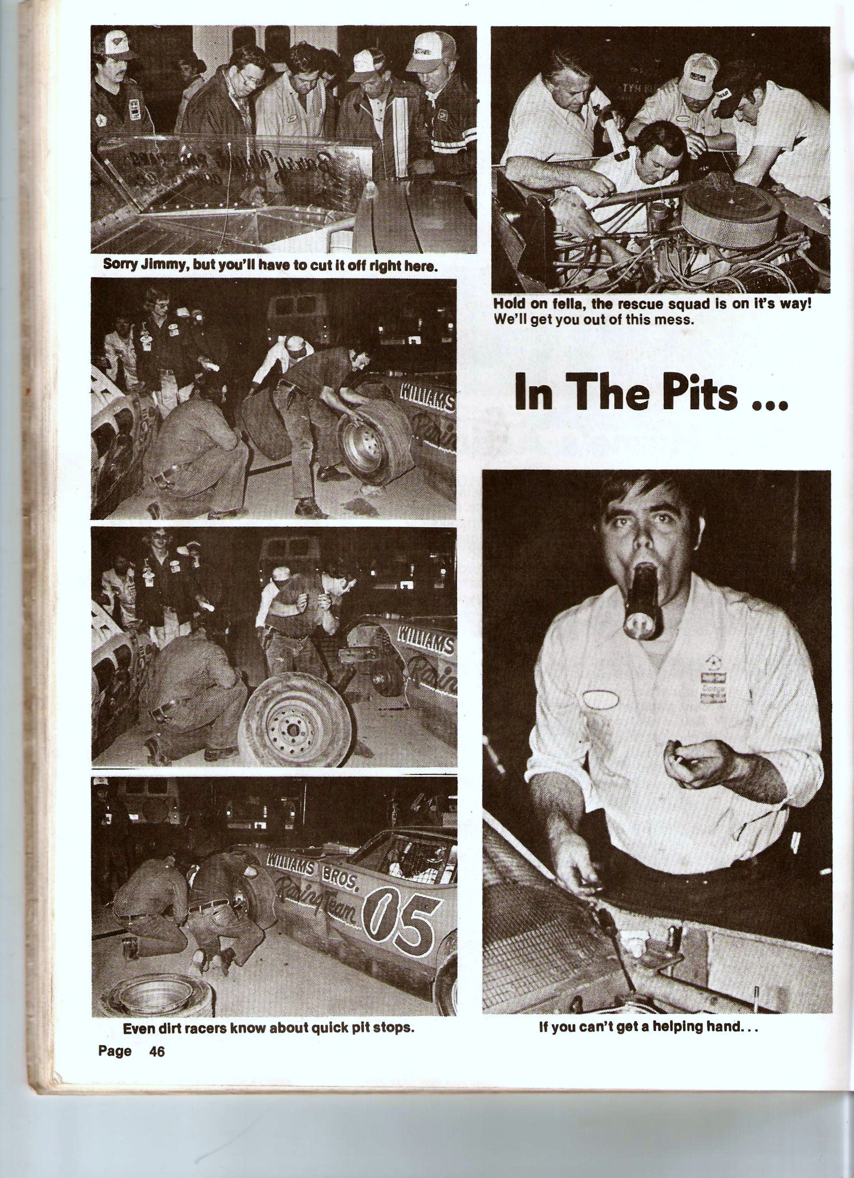 For Those Who Wonder What Goes On In The Pits 1980s’