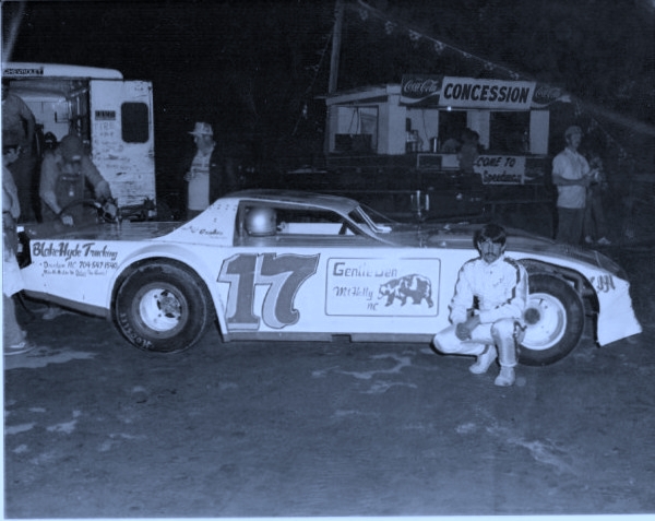 Mike Scott (Billy’s Son) Poses With The New Gentle Ben car 1980s’