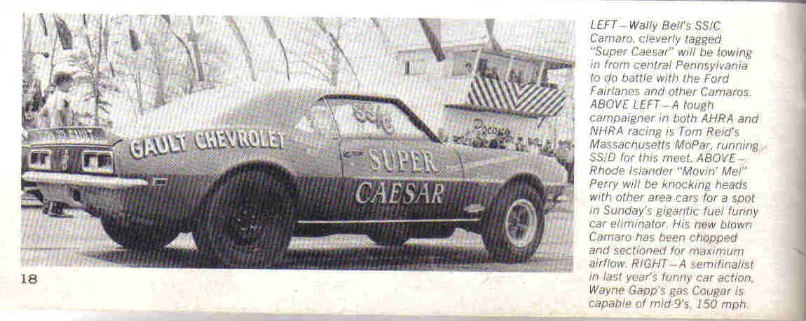 1968 super stock natls program wally