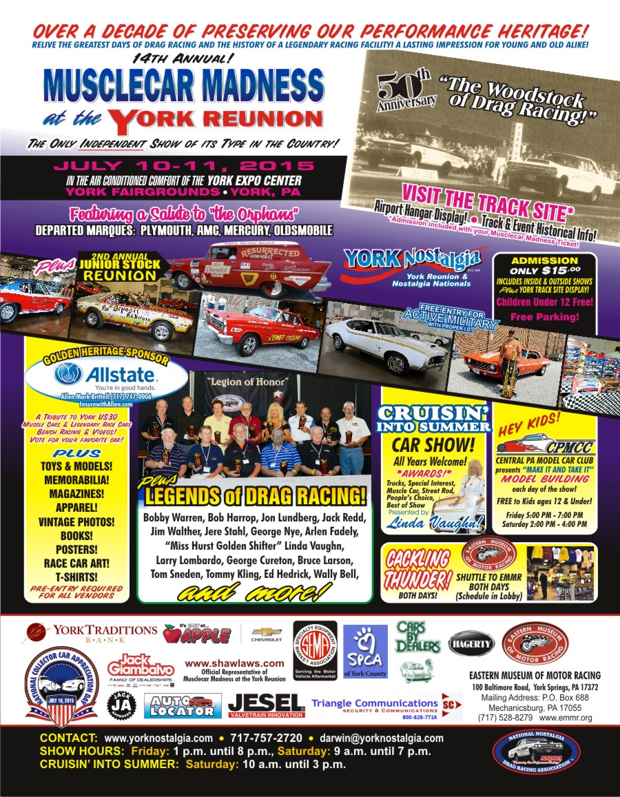 York Reunion Flyer – 2015