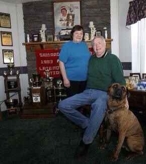 Sam and Jo with their dog, Putt-Putt. Putt-Putt passed away this week and will be missed.…