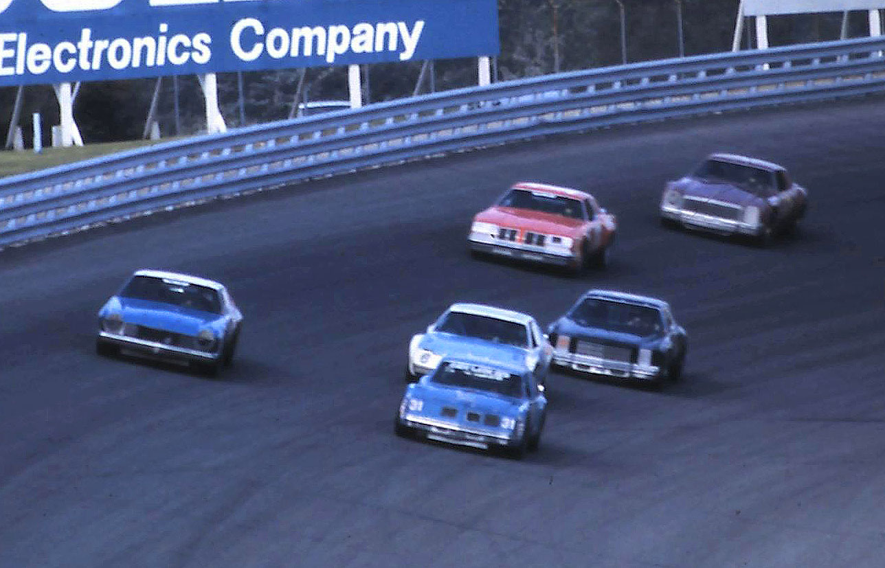 ARCA #31 Harvey #11 Allison #6 Tovella #17 Rezek #0 Stovall 1980 Gould Grand Prix @ Michigan