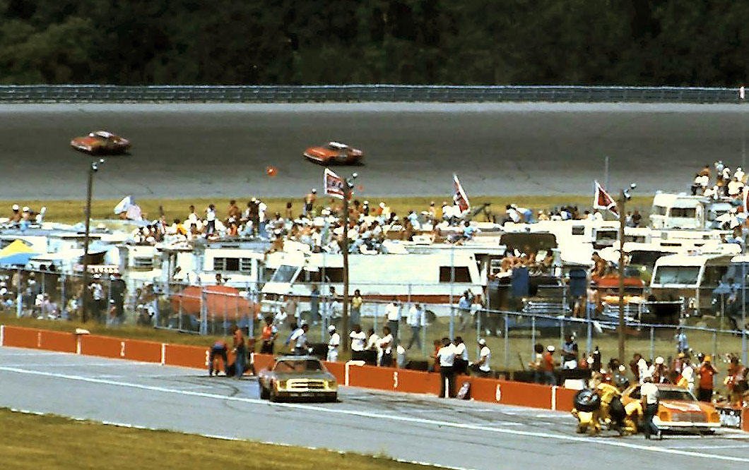 #11 Cale Yarborough #25 Dick May 1976 Cam 2 Motor Oil 400 @ Michigan