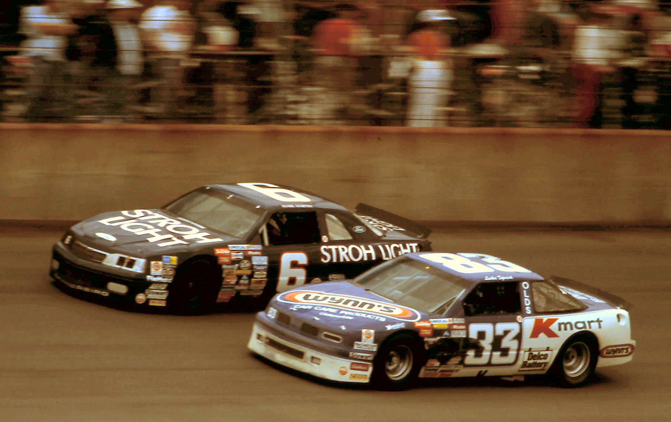 #6 Mark Martin #83 Lake Speed 1988 Miller High Life 400 @ Michigan