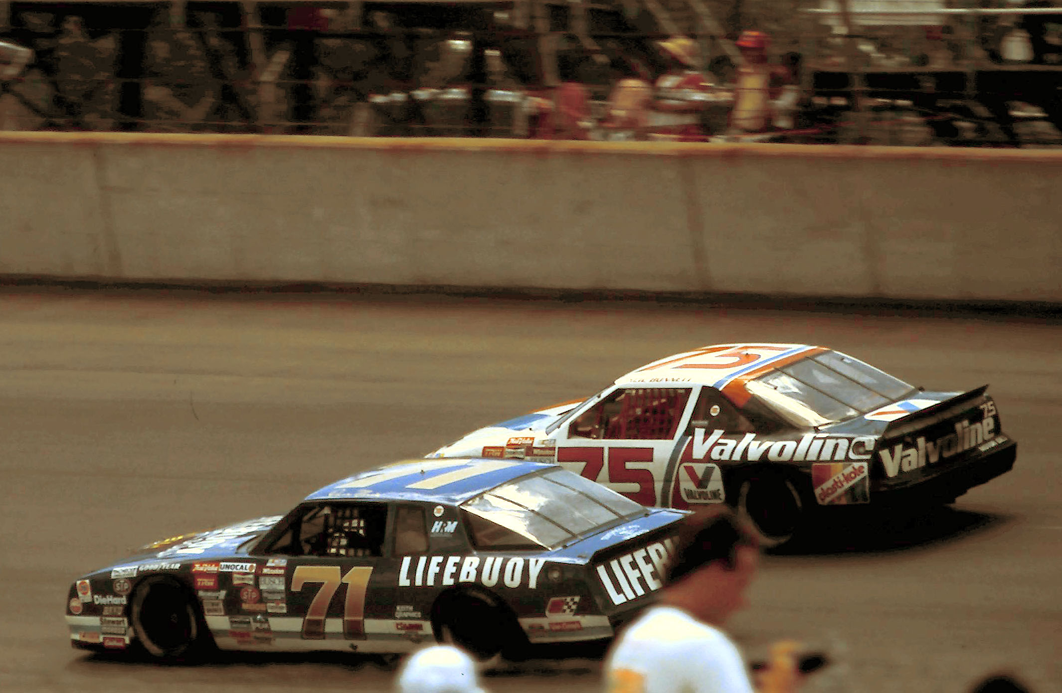 #71 Dave Marcis #75 Neil Bonnett 1988 Miller High Life 400 @ Michigan