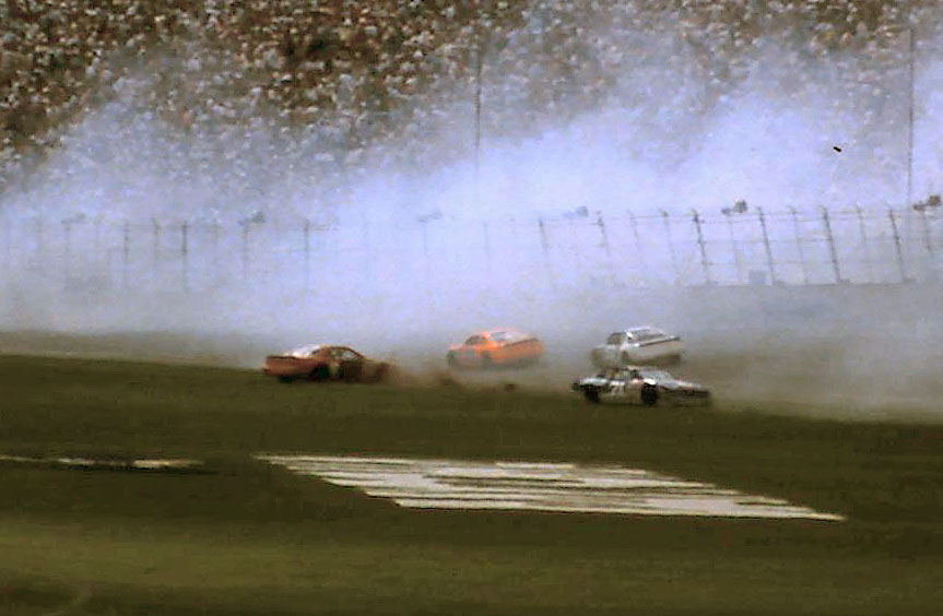 #69 Lee Raymond #52 #71 Dave Marcis 1989 1st Twin 125 Qualifying Race @ Daytona (7)