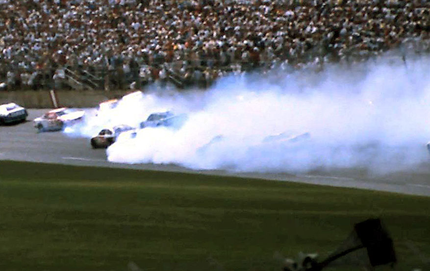 #83 Lake Speed #75 Morgan Shepard 1989 1st Twin 125 Qualifying Race @ Daytona (1)