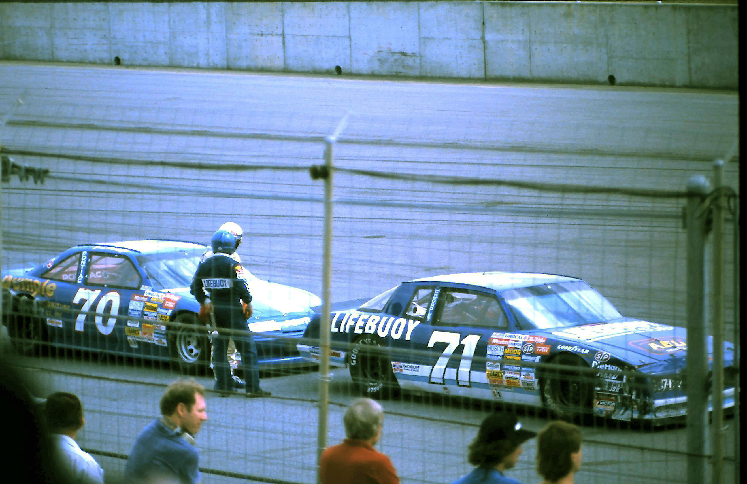 #71 Dave Marcis #70 J.D. McDuffie 1989 1st Twin 125 Qualifying Race @ Daytona