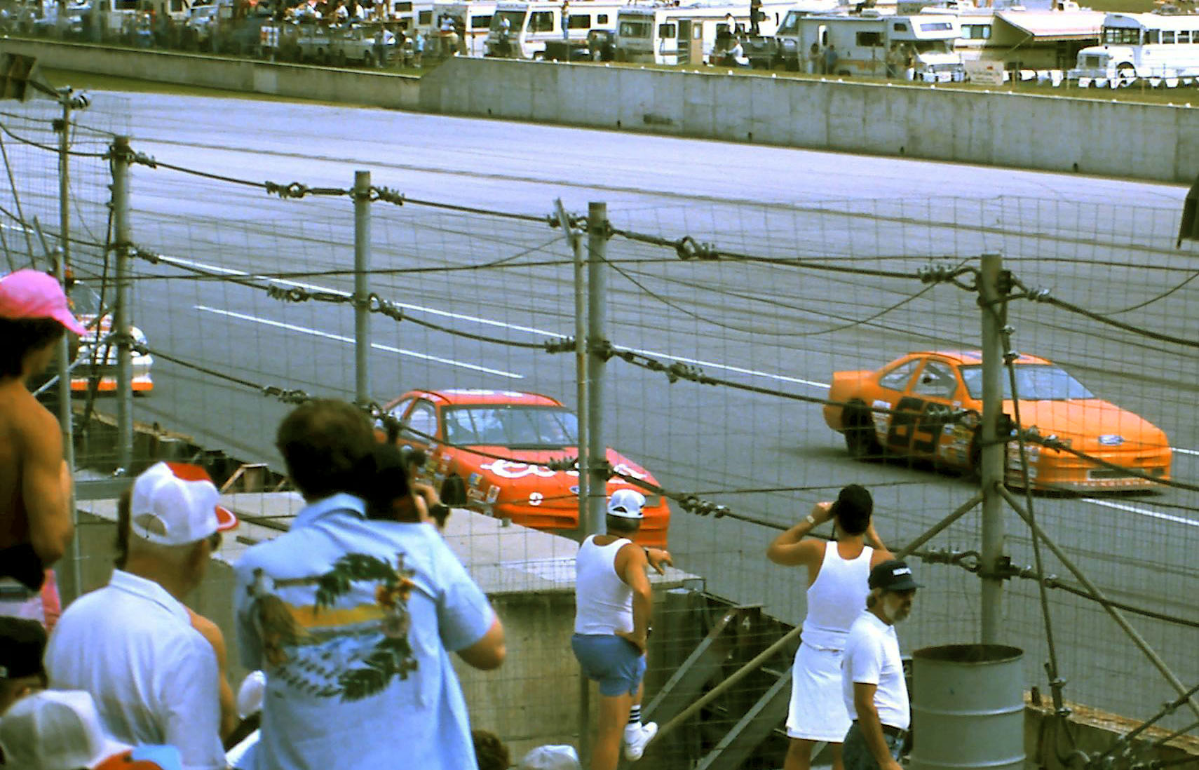 #9 Jody Ridley #66 Lee Raymond 1989 1st Twin 125 Qualifying Race @ Daytona