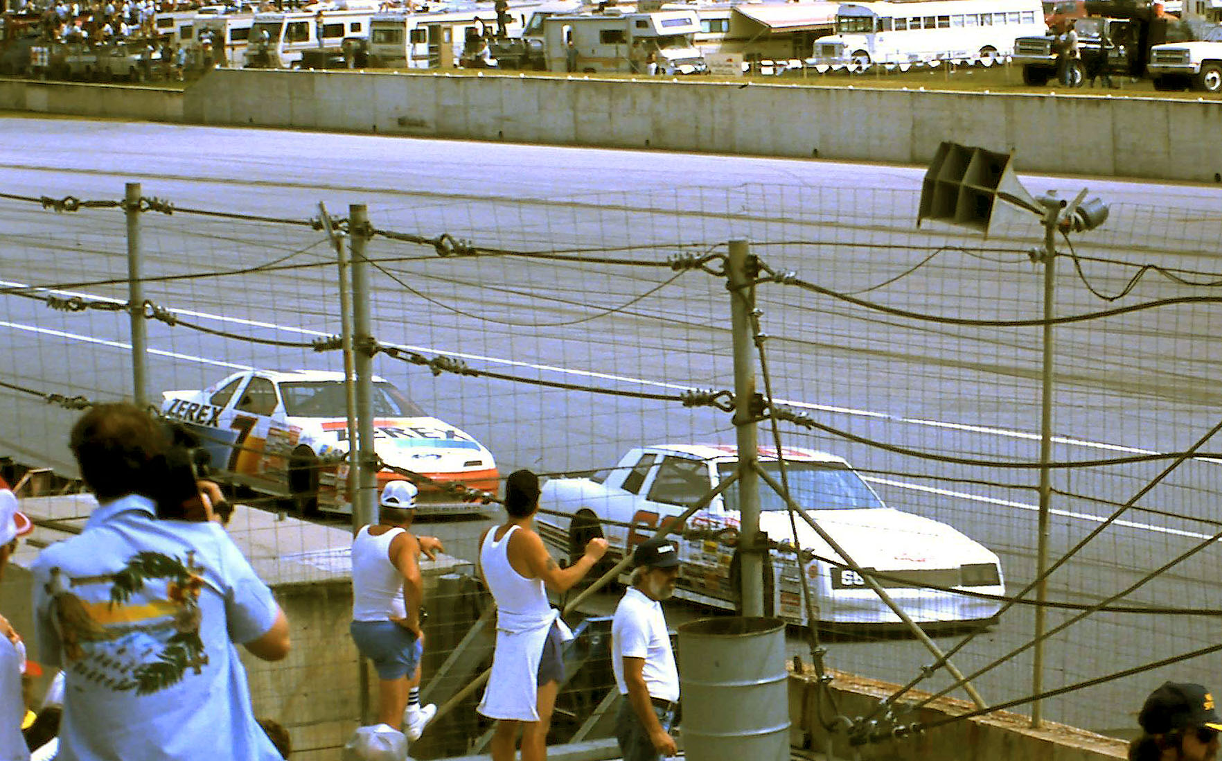 #66 Rick Mast #7 Alan Kulwicki 1989 1st Twin 125 Qualifying Race @ Daytona