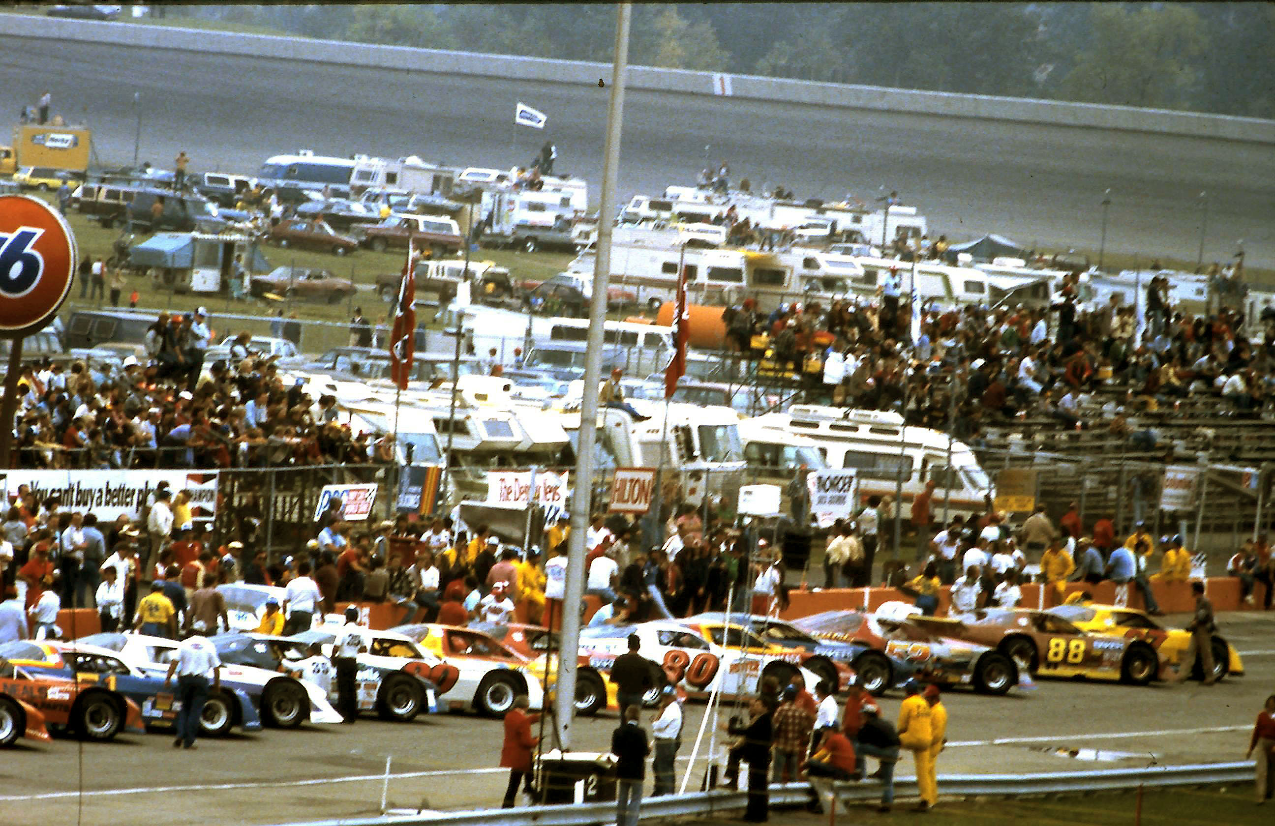 ASA #97 Alan Kulwicki #88 Mike Eddy #52 Butch Miller 1982 Detroit News Grand Prix @ Michigan