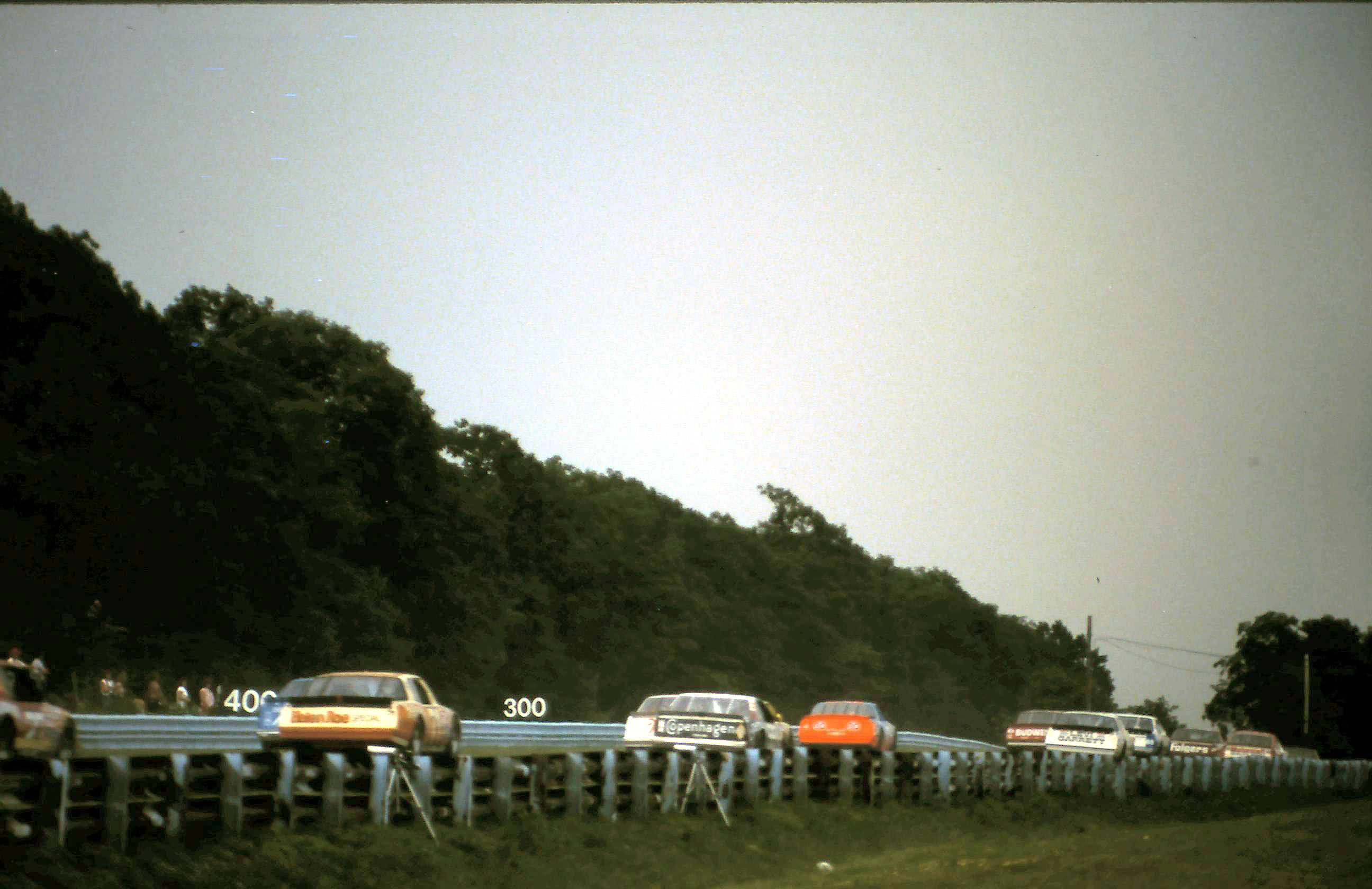 #71 Dave Marcis #23 Michael Waltrip 1986 The Budweiser at the Glen