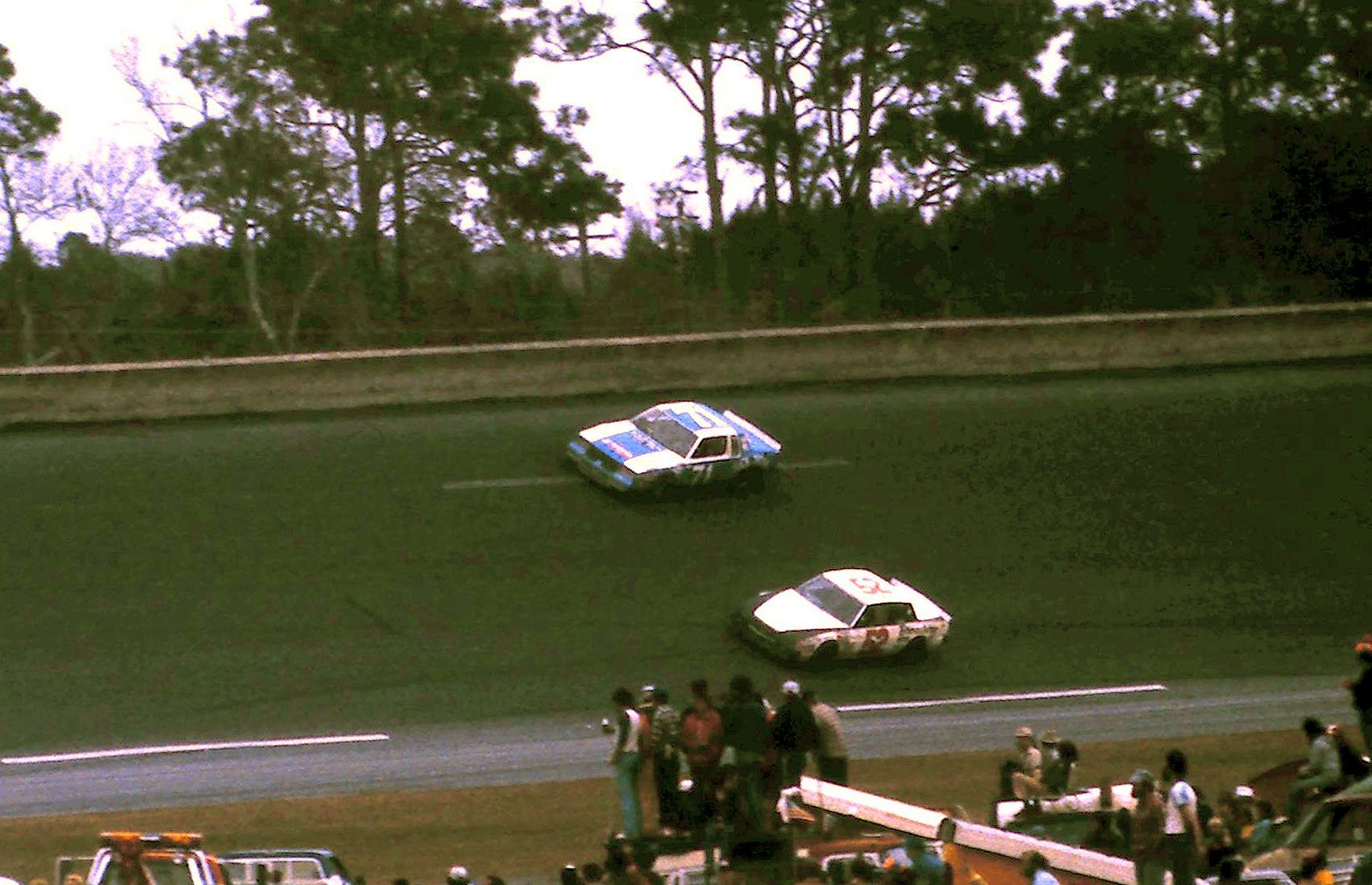 #71 Dave Marcis #52 Jimmy Means 1981 Daytona 500