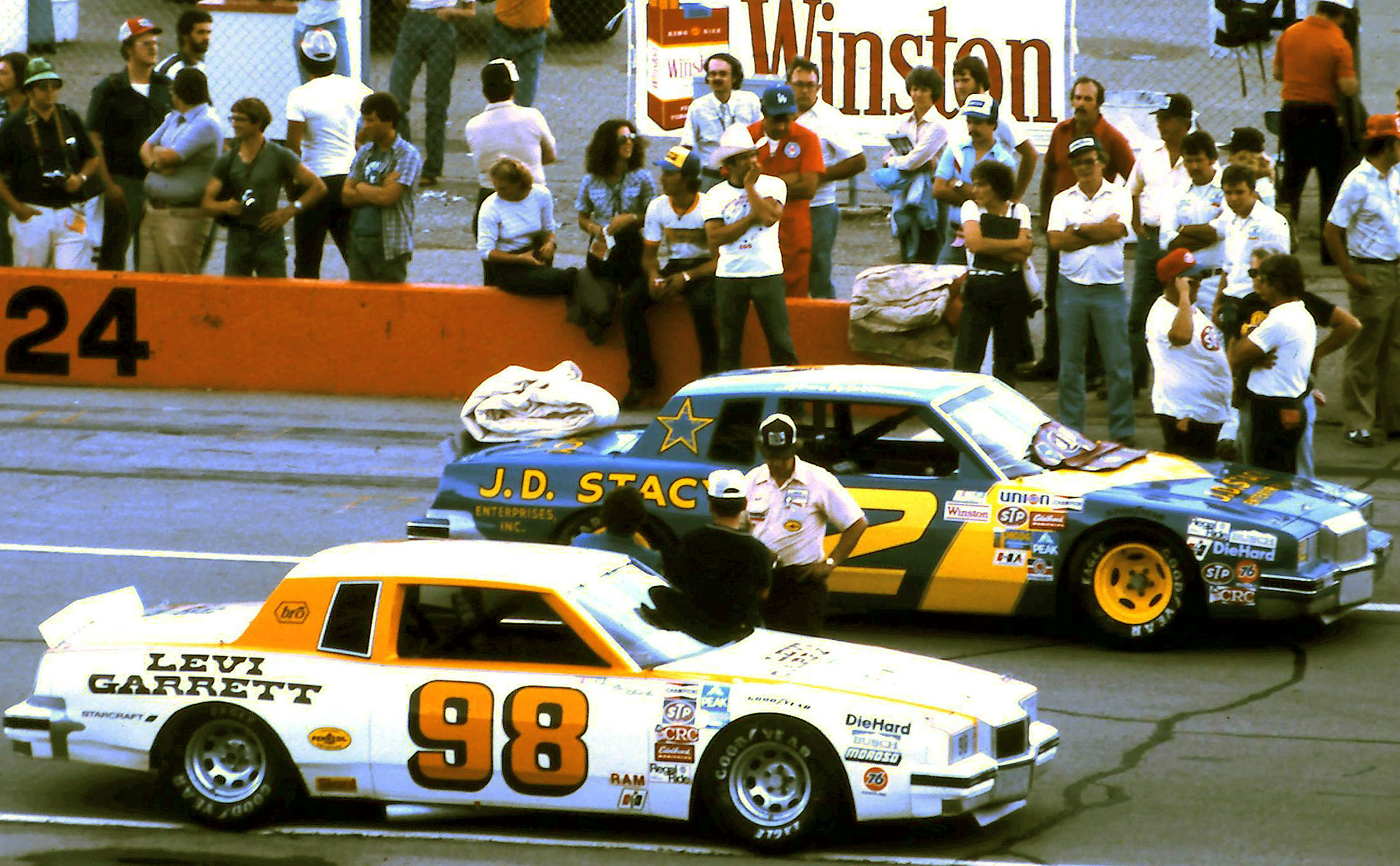 #2 Joe Ruttman #98 Johnny Rutherford 1981 Champion Spark Plug 400 @ Michigan