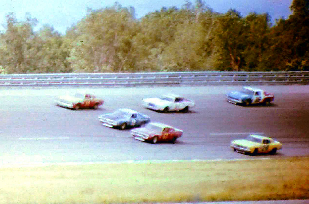 #14 Coo Coo Marlin #2 Dave Marcis #67 Buddy Arrington #24 Cecil Gordon #21 David Pearson #16 Gary Bettenhausen 1974 Motor State 400 @ Michigan