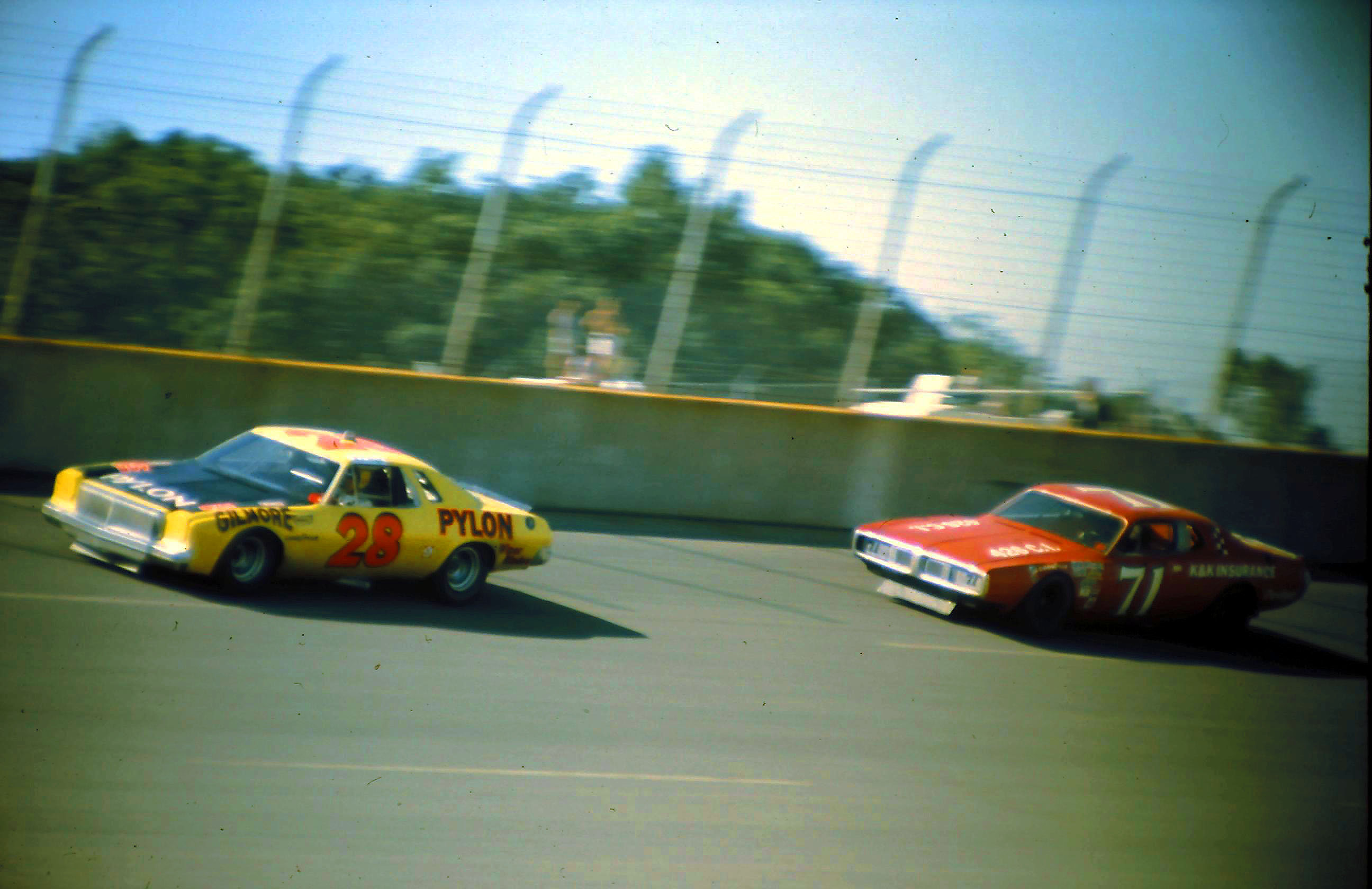 USAC #28 A J Foyt #71 Bobby Unser 1974 Twin 200 @ Michigan