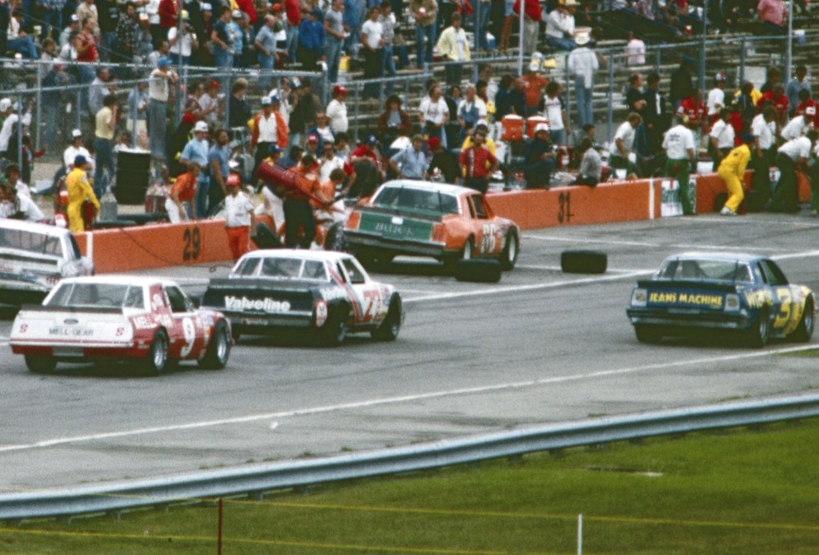 #66 Lake Speed #3 Dale Earnhardt 1981 Champion Spark Plug 400 @ Michigan International Speedway…..