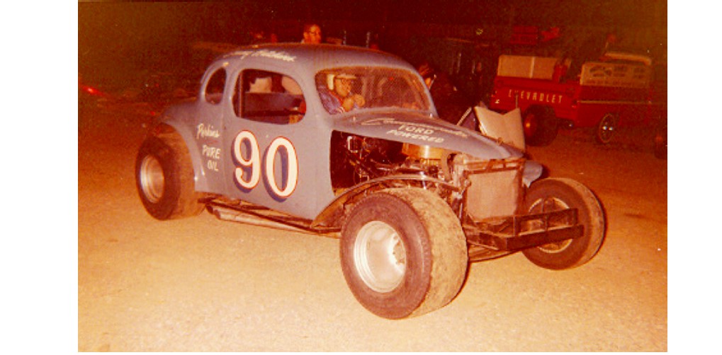 Sonny Hutchins, Donlavey coupe, Walt Wimer photo