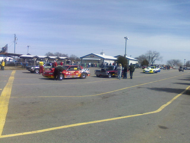 in line