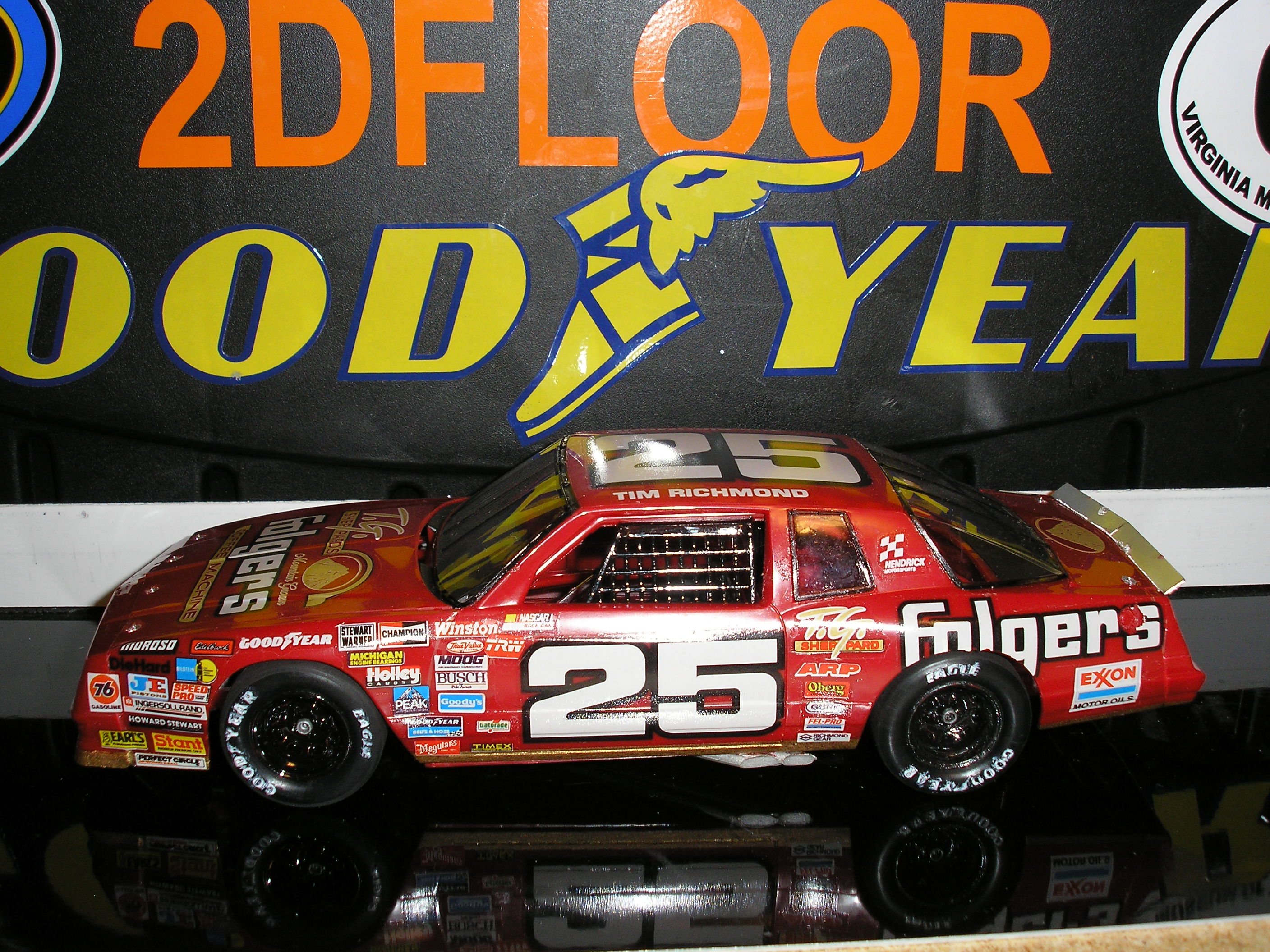 #25 Tim Richmond model built by Scotty W
