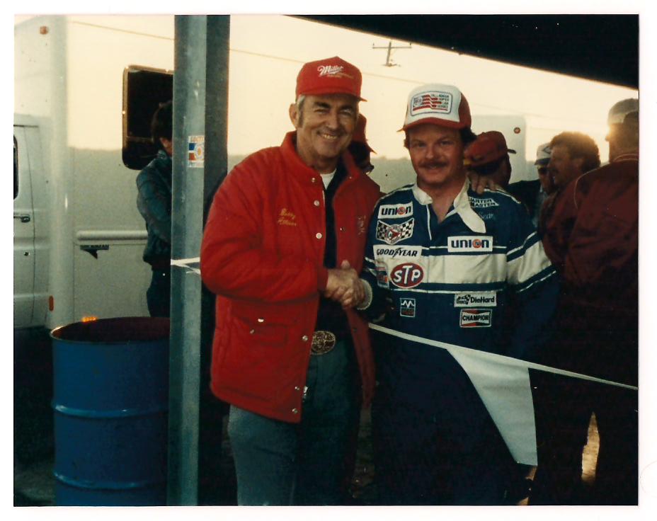 Bobby Allison and me after Daytona win