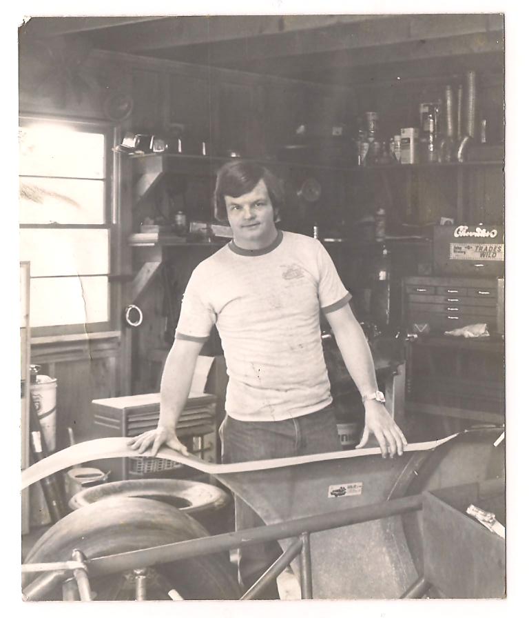 Working on dirt car