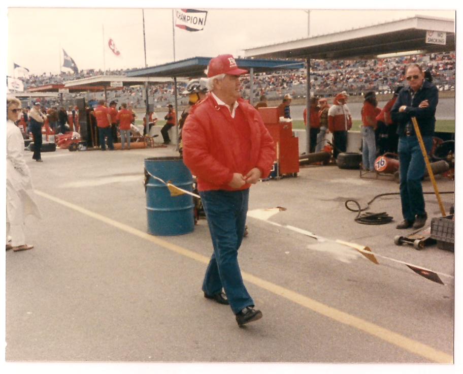 Junior Johnson and Daddy at Daytona
