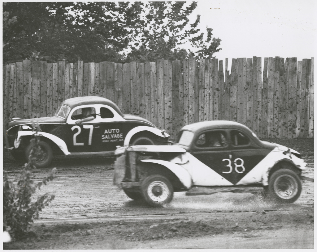 Racing at Peace Haven Speedway in Winston-Salem, NC on Sunday, September 21, 1952 taken…