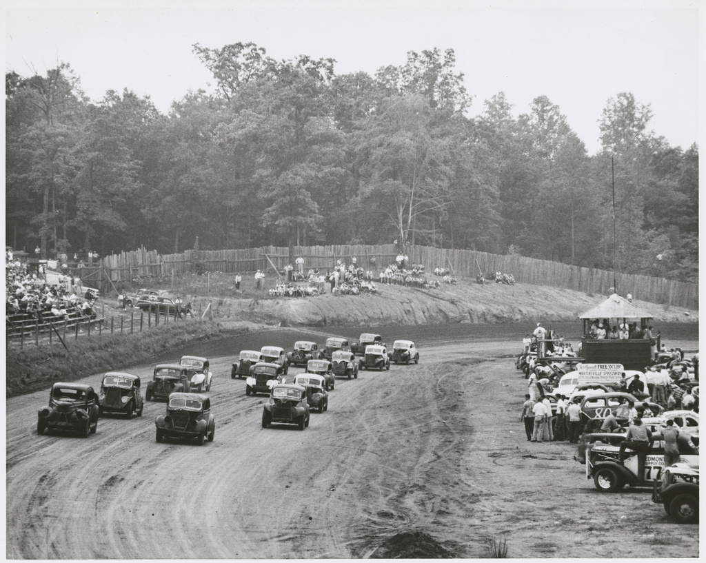 Racing at Peace Haven Speedway in Winston-Salem, NC on Sunday, September 21, 1952 taken…