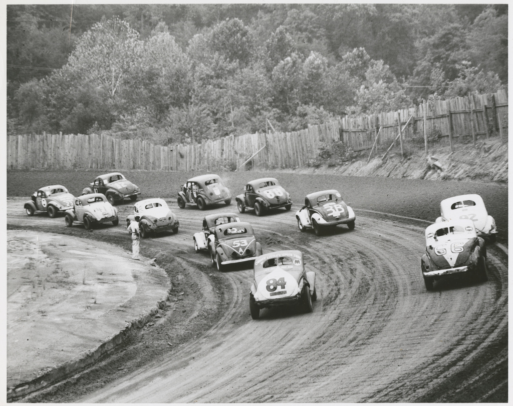 Racing at Peace Haven Speedway in Winston-Salem, NC on Sunday, September 21, 1952 taken…
