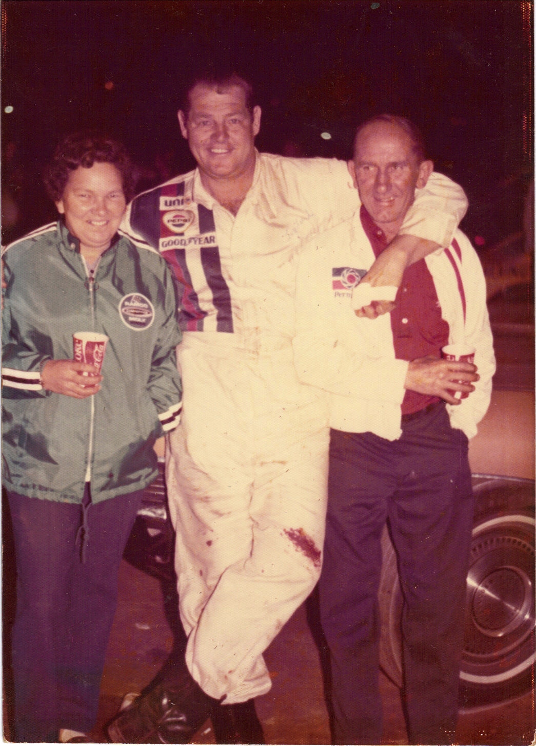 Esther and Eddie Macdonald with Tiny Lund