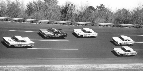 Fireball Roberts battles with Tim Flock